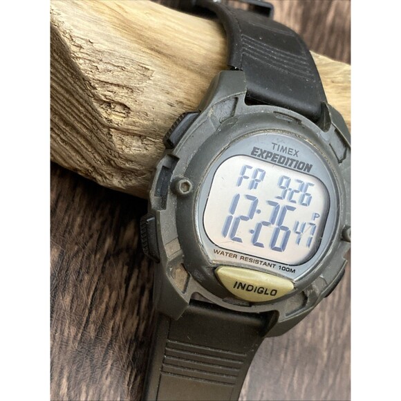 Timex Expedition Digital Mens Watch 41 mm Alien Vibes Bezel missing - Picture 2 of 12